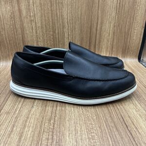 Cole Haan Men's Original Grand Venetian Loafer Black Leather Slip On Size 13 M